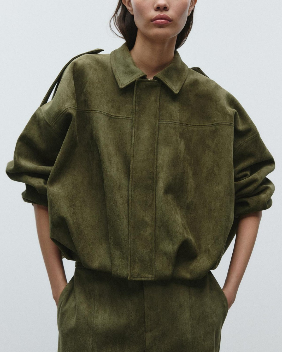 Samaya Jacket | Autumn Suede Zipped Casual Jacket