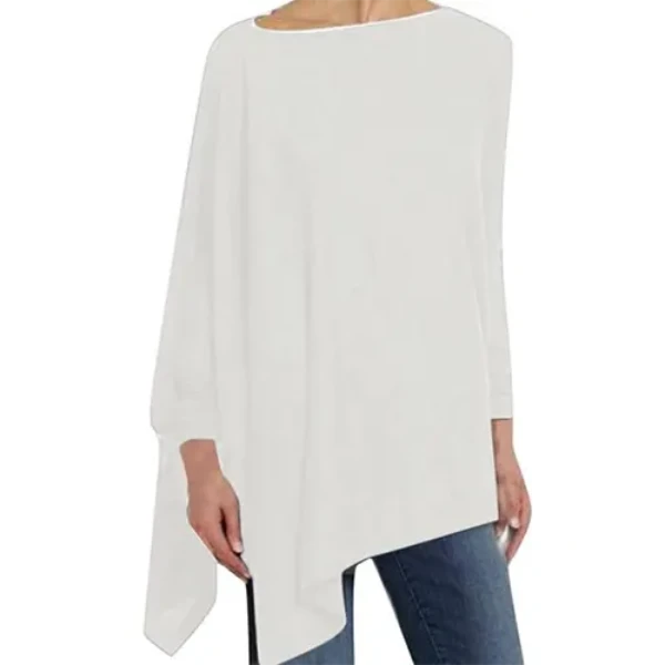 Paloma Top | Women's Autumn Elegant Long Sleeve Asymmetrical Top