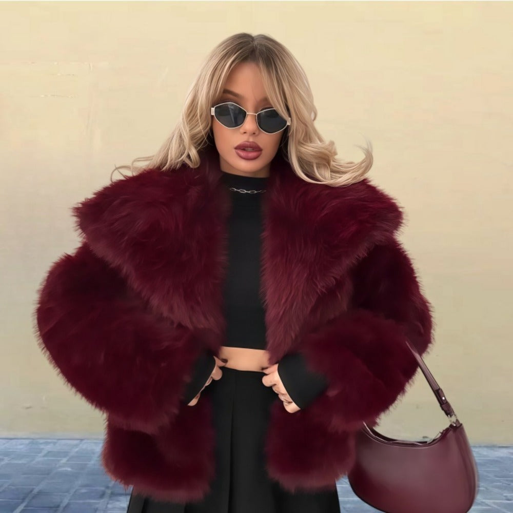 Helia Jacket | Women’s Winter Faux Fur Jacket