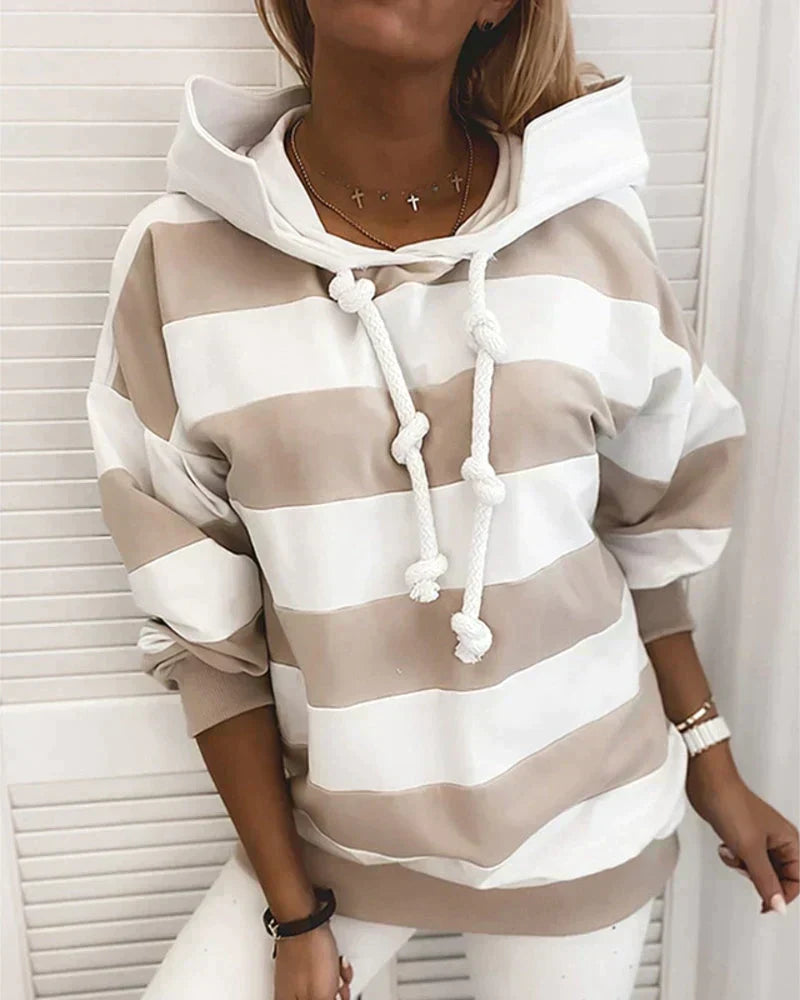 Salome Hoodie | Women's Autumn Striped Hoodie