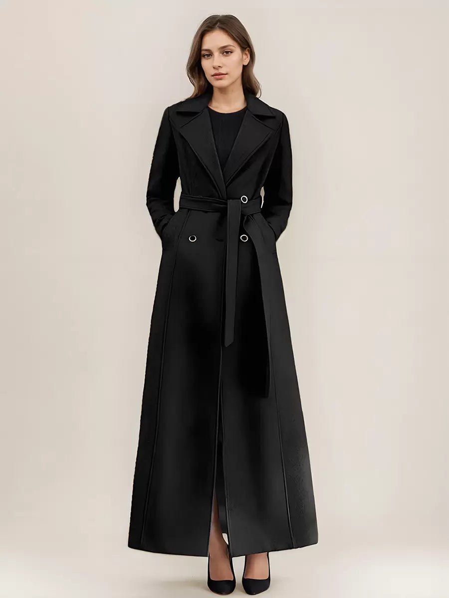 Terese Coat | Winter Long Belted Maxi Coat