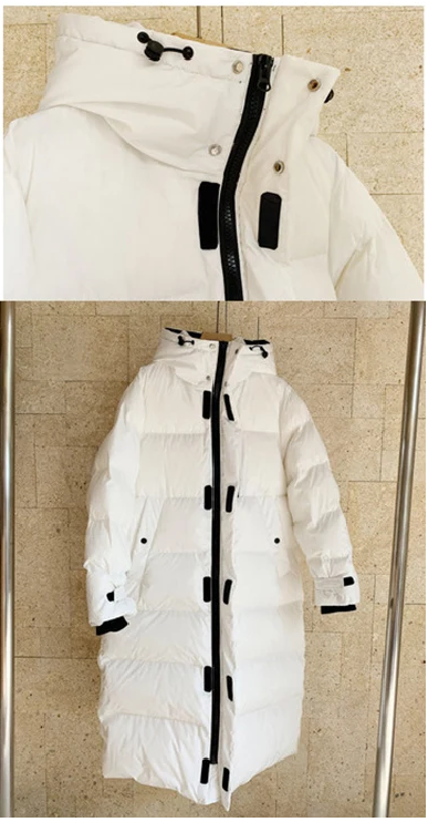 Senara Coat | Winter Long Puffer Coat with Hood