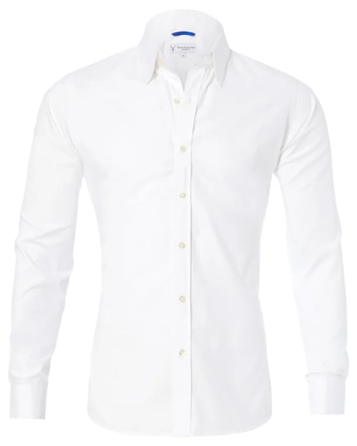 Vasilios Shirt | Oxford Stretch Shirt with Zipper Closure