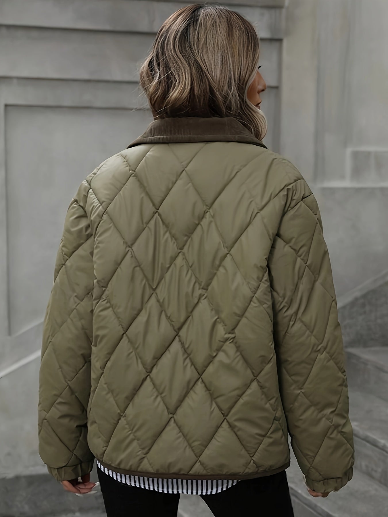 Taisha Jacket | Autumn Quilted Button-Up Jacket