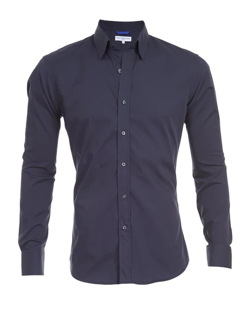 Vasilios Shirt | Oxford Stretch Shirt with Zipper Closure
