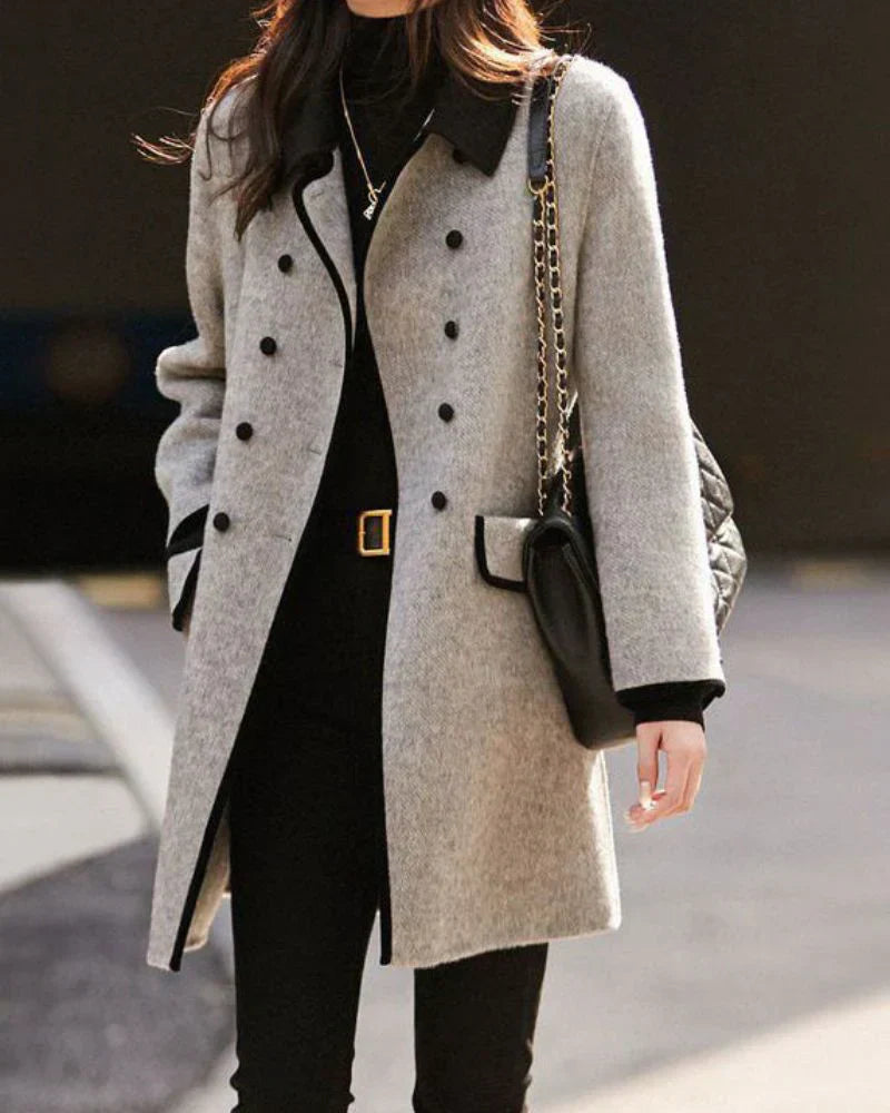Taylor Coat | Autumn Wool-Blend Double-Breasted Coat