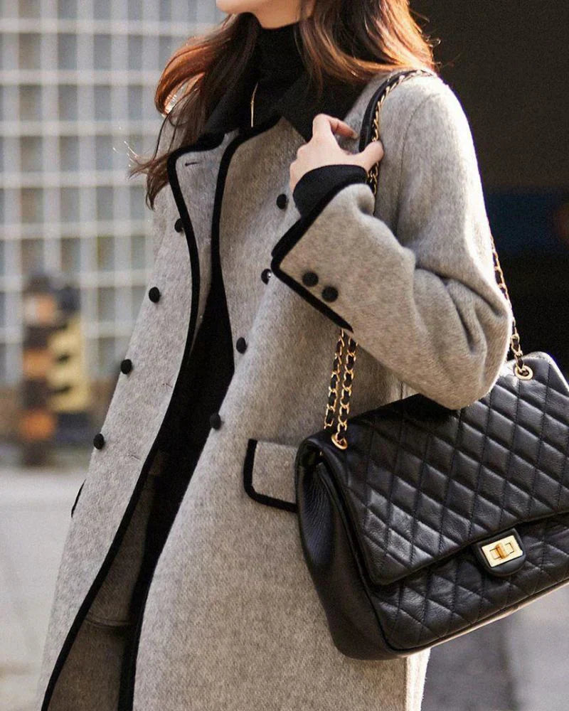Taylor Coat | Autumn Wool-Blend Double-Breasted Coat