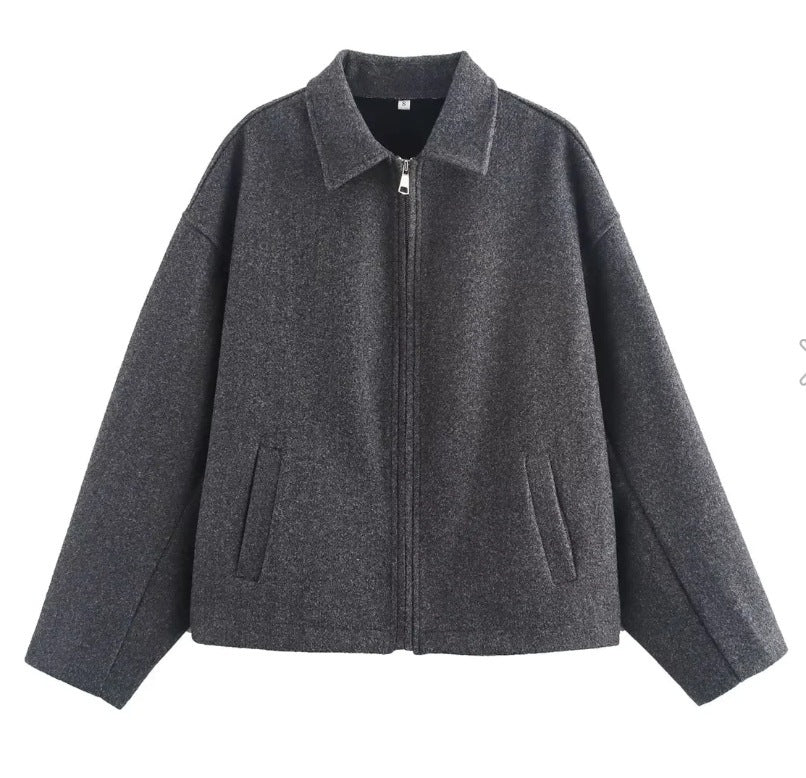 Tahlea Jacket | Autumn Cropped Button-Up Jacket