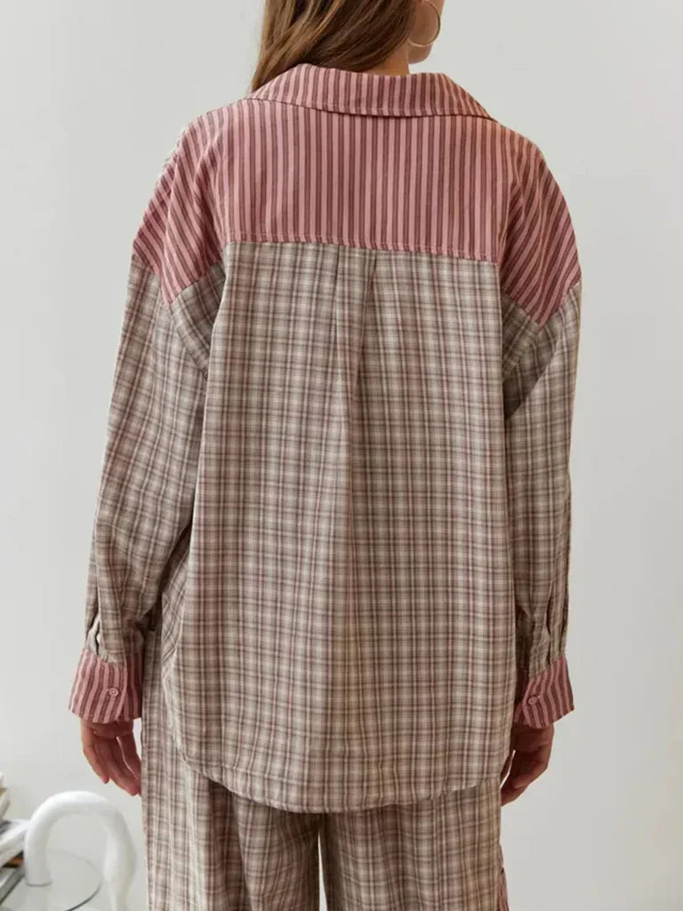 Videlia Pyjama Set | Soft Long-Sleeve Pyjama Set with Trousers