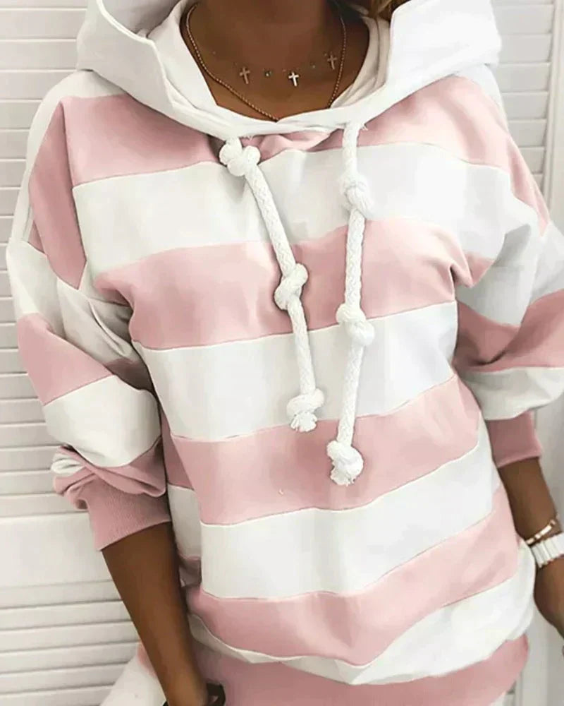 Salome Hoodie | Women's Autumn Striped Hoodie