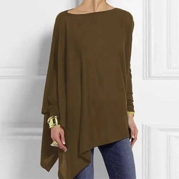 Paloma Top | Women's Autumn Elegant Long Sleeve Asymmetrical Top