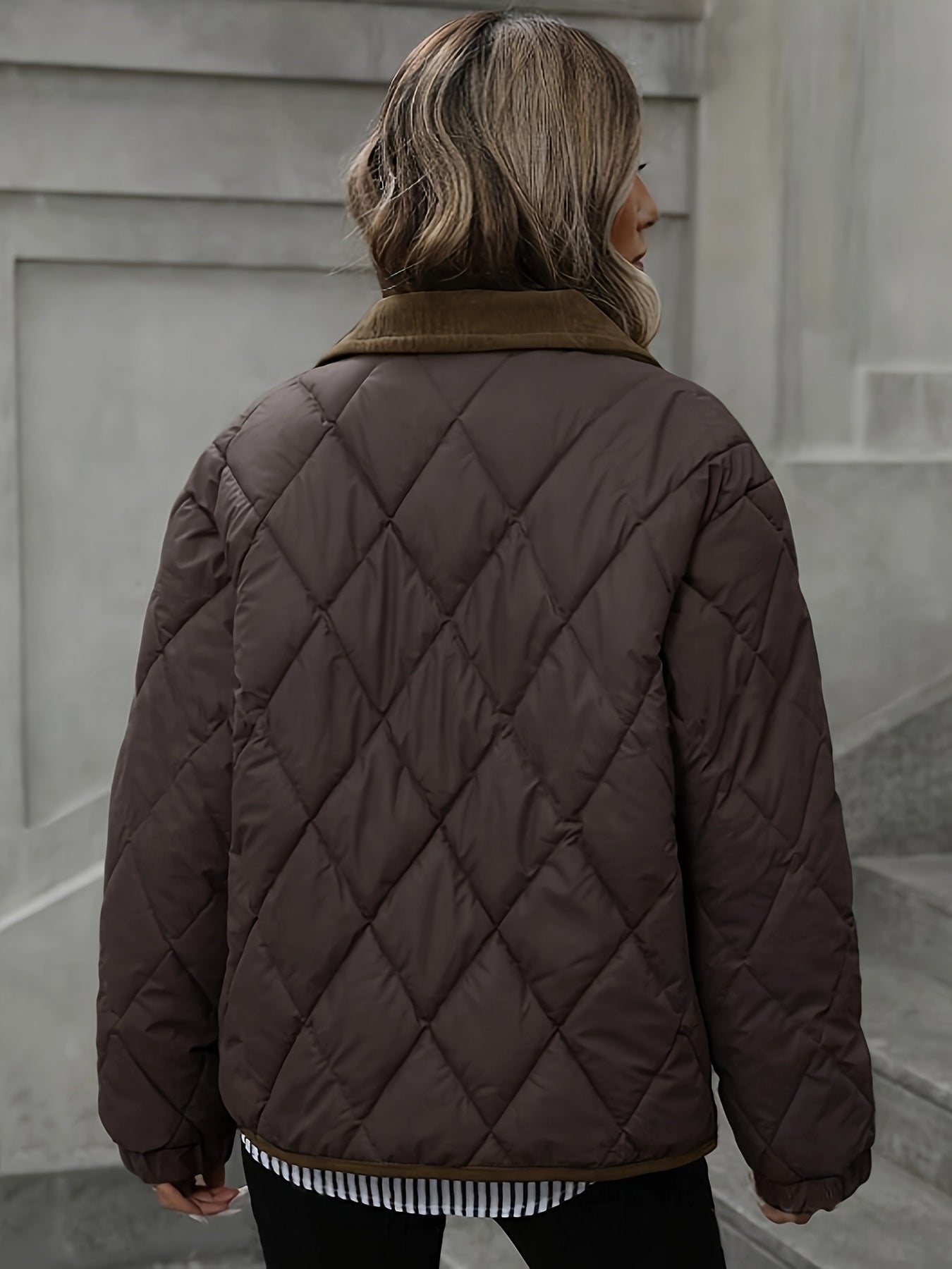 Taisha Jacket | Autumn Quilted Button-Up Jacket