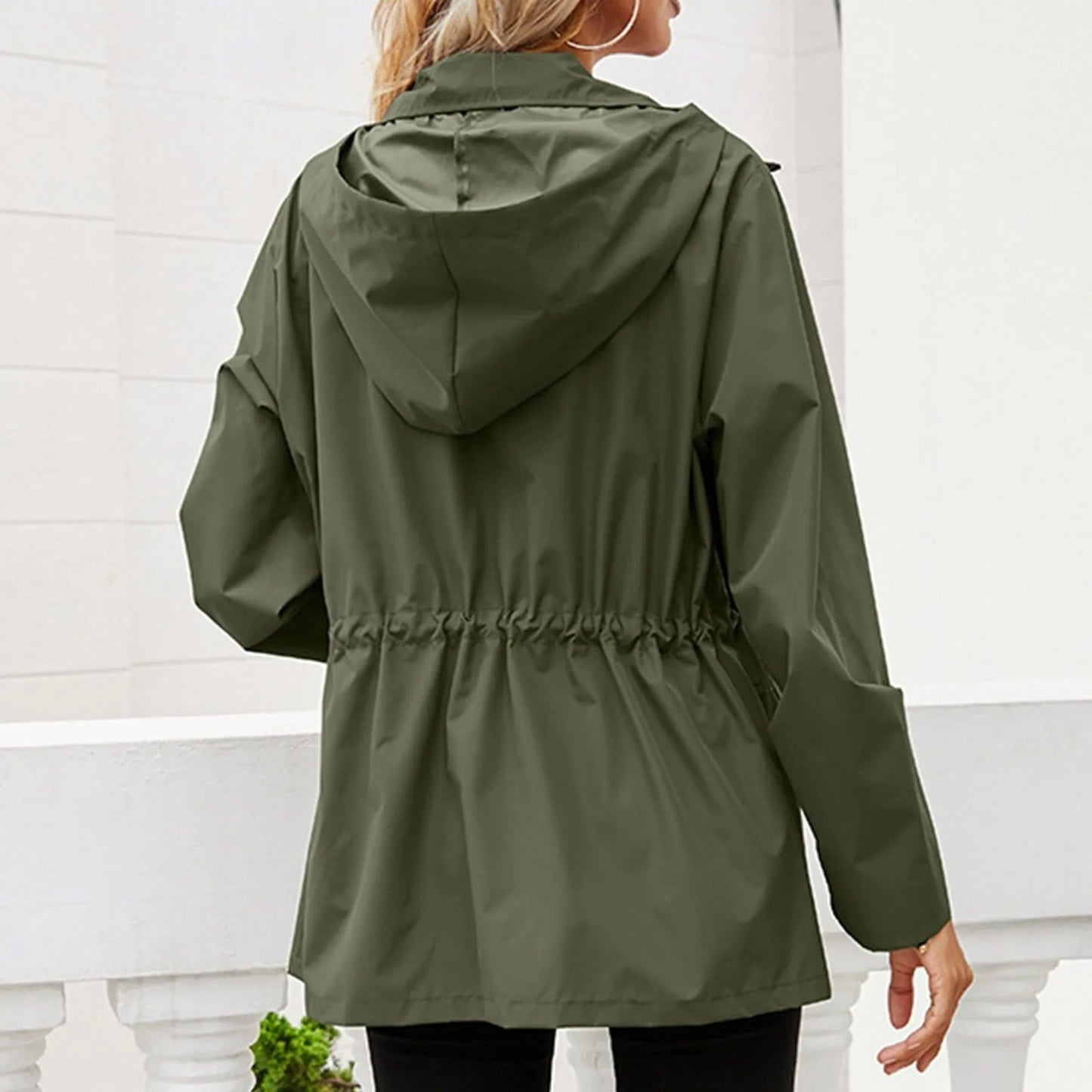 Wareesha Jacket | Women’s Autumn Lightweight Zip-Up Windbreaker