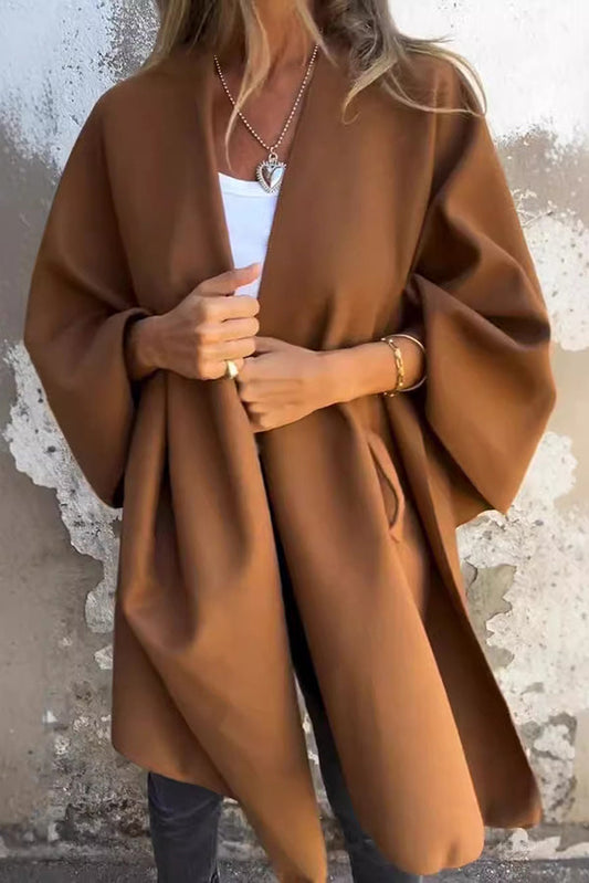 Serenity Coat | Autumn Open Front Loose Coat