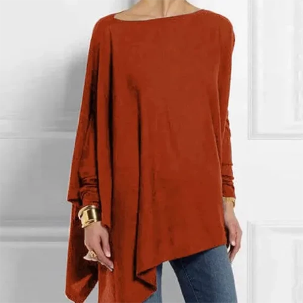 Paloma Top | Women's Autumn Elegant Long Sleeve Asymmetrical Top