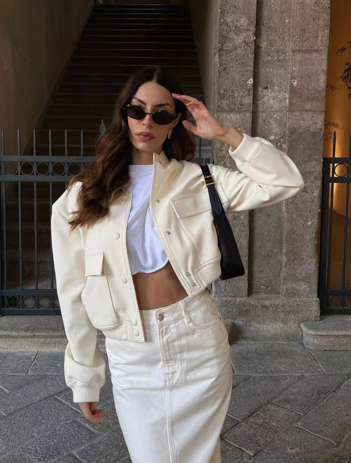 Talitha Jacket | Autumn Cropped Casual Jacket