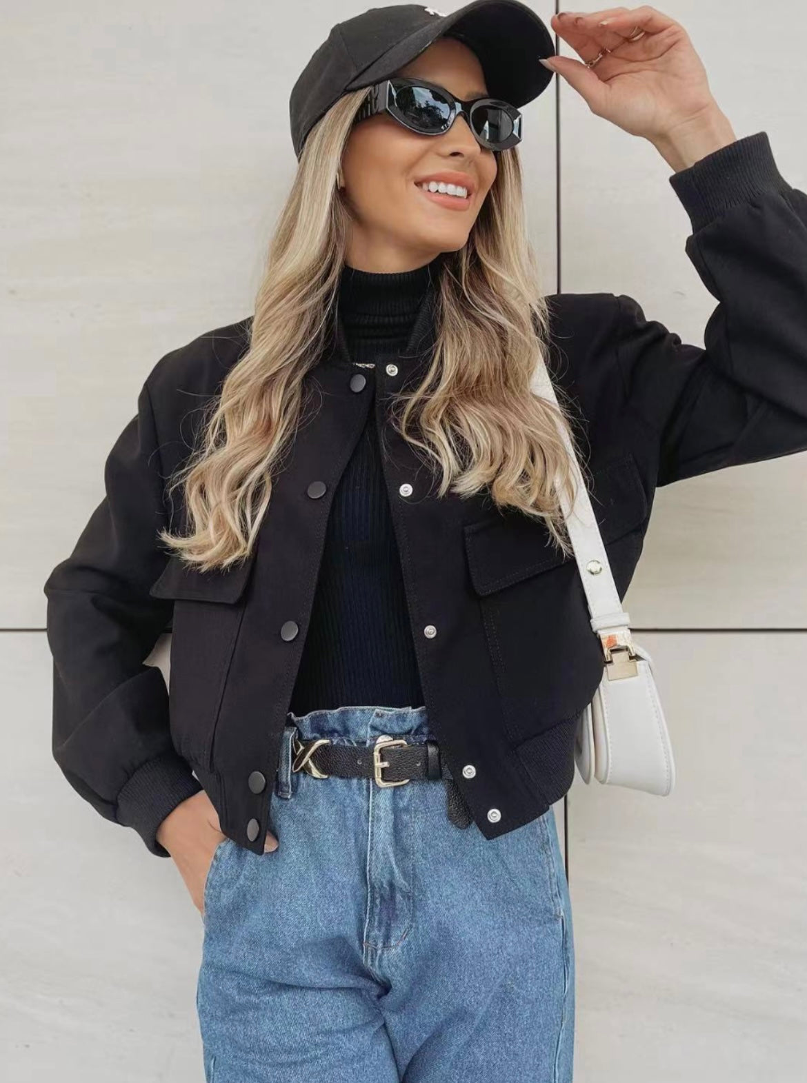 Talitha Jacket | Autumn Cropped Casual Jacket