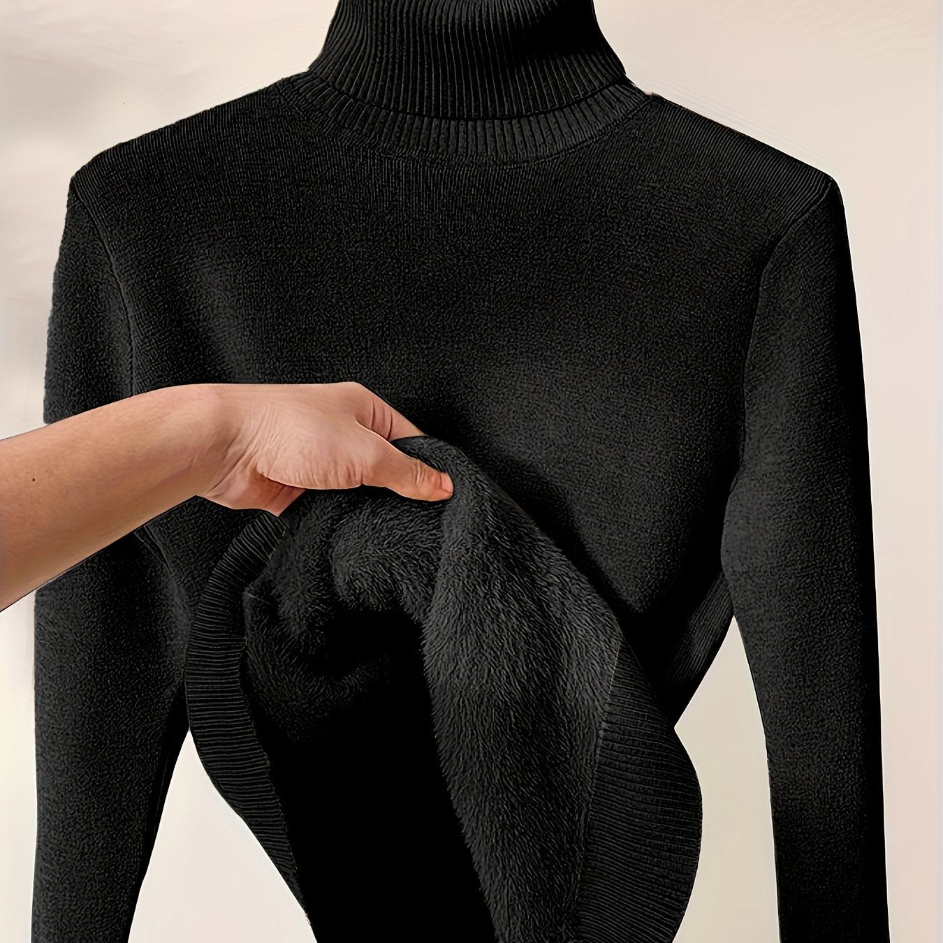Xandrea Jumper | Women’s Winter Fleece-Lined Turtleneck Jumper