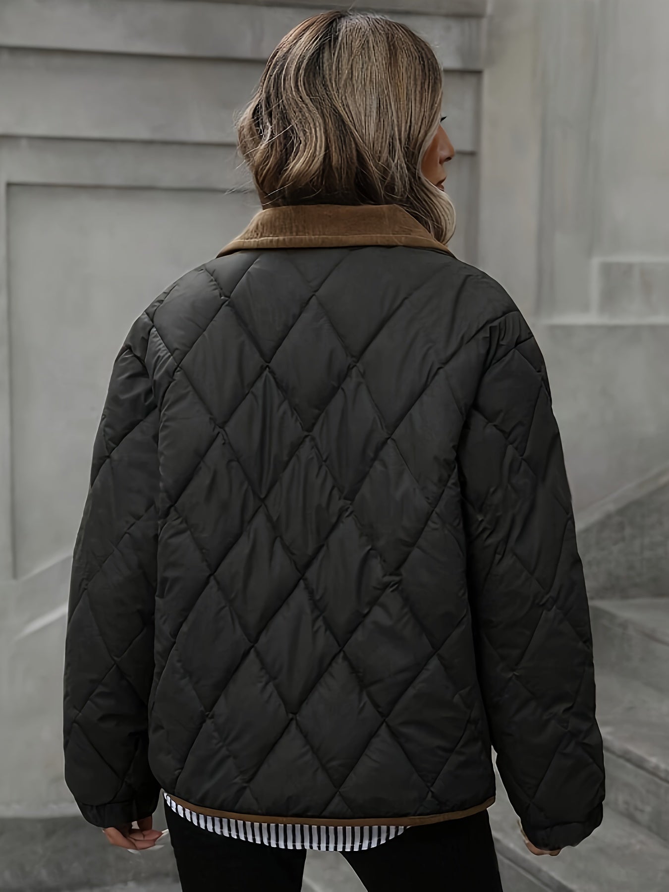 Taisha Jacket | Autumn Quilted Button-Up Jacket