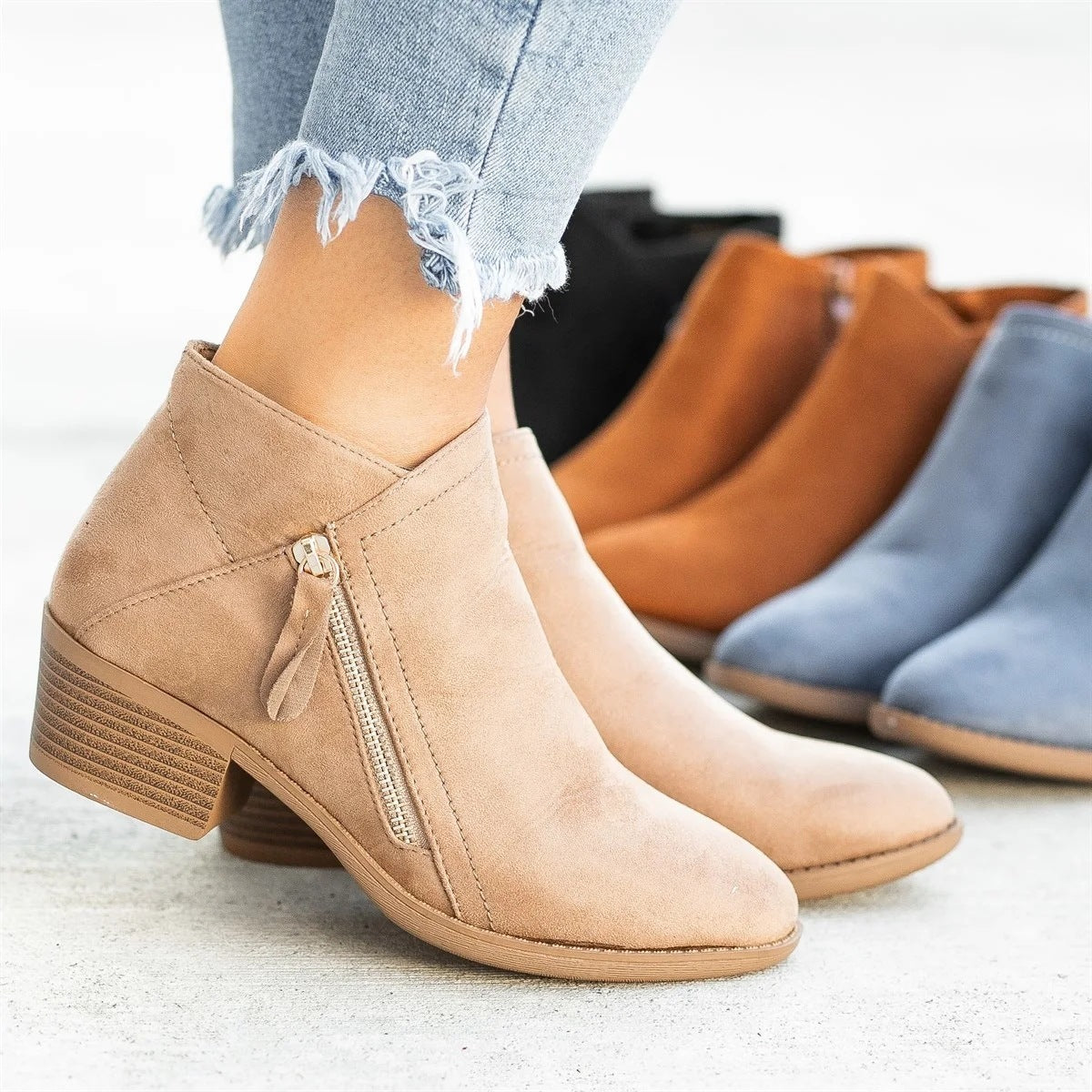 Wren Boots | Women's Low-Heel Ankle Boots