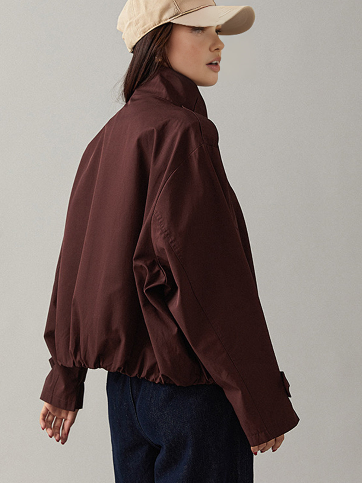 Savannah Jacket | Autumn Buckle-Detail Short Trench