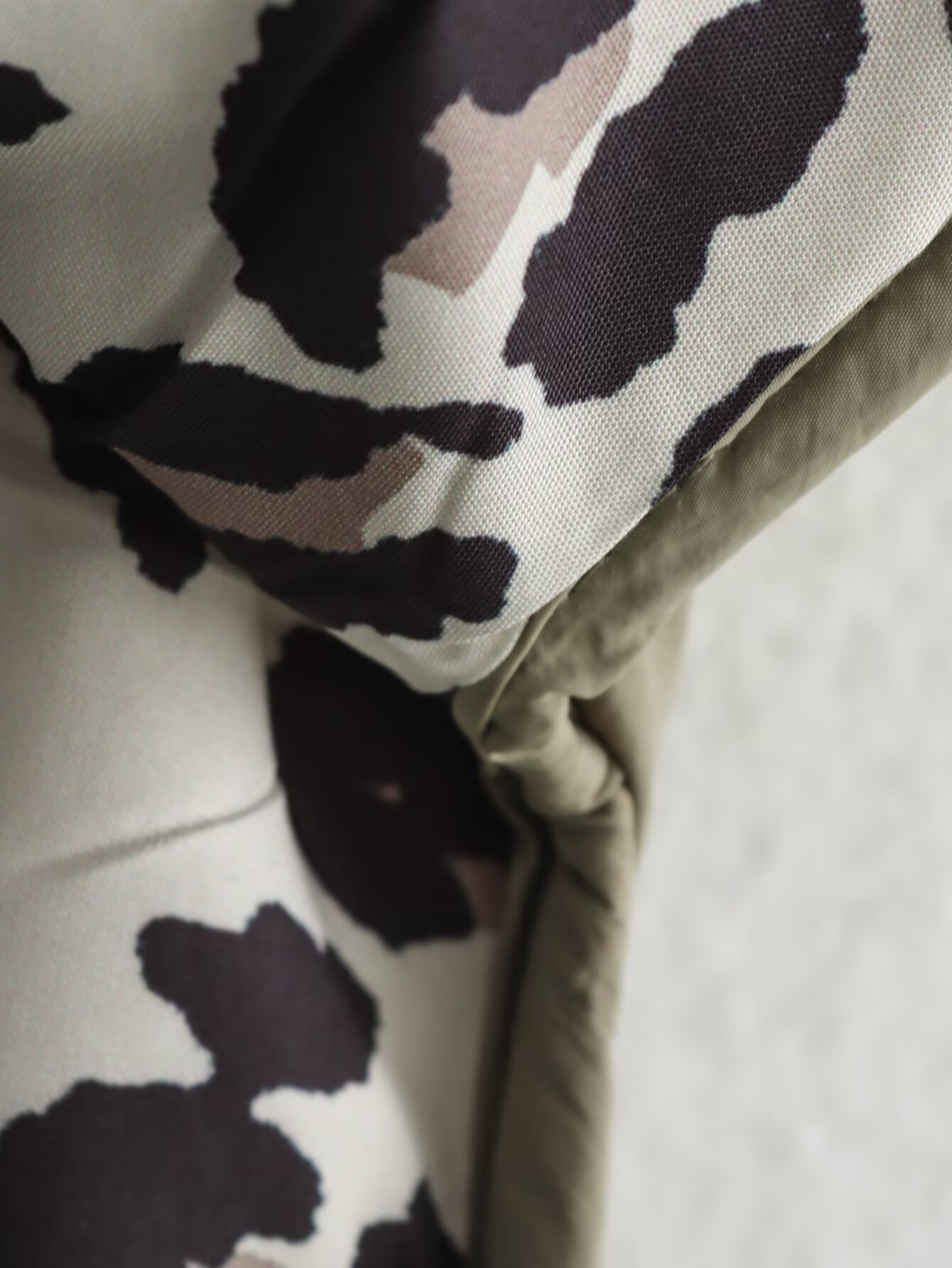 Shanda Jacket | Autumn Quilted Jacket with Leopard Details