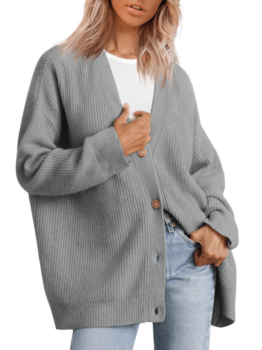 Yanni Cardigan | Women’s Autumn Button-Up Knitted Cardigan
