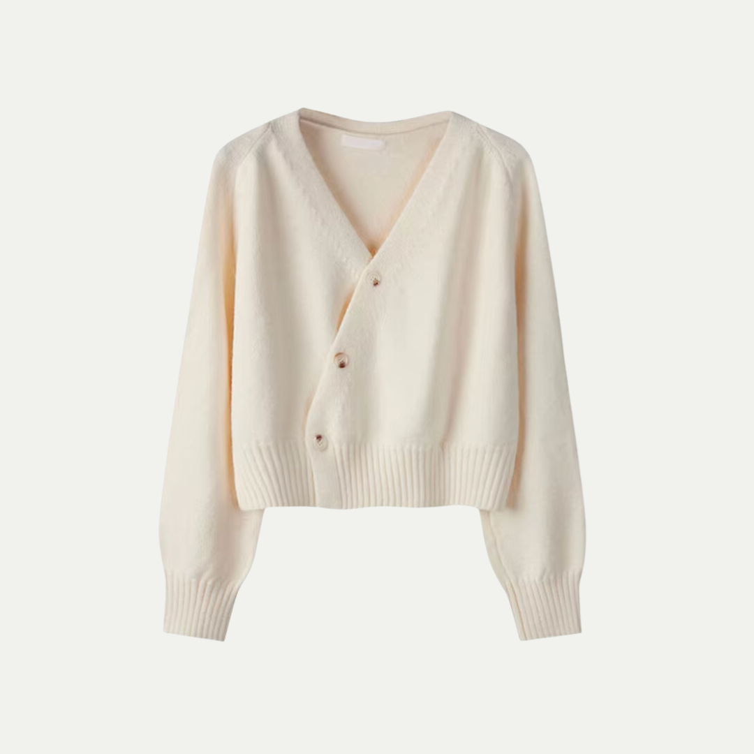 Valentine Cardigan | Winter Wrap-Button Knit Cardigan