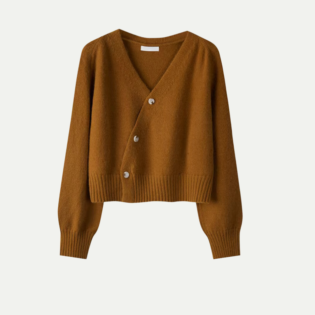 Valentine Cardigan | Winter Wrap-Button Knit Cardigan