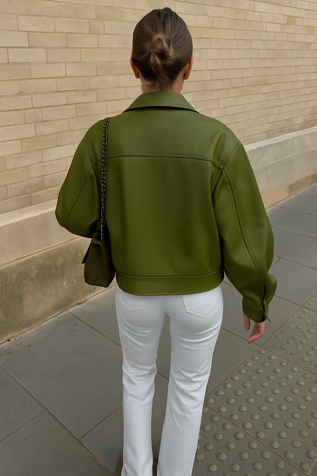 Sameera Jacket | Autumn Faux Leather Jacket