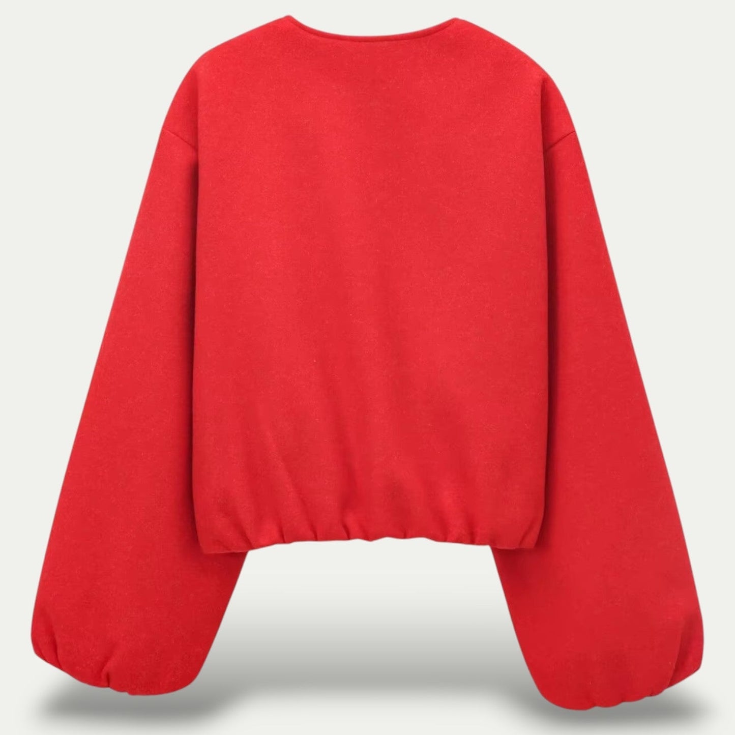 Valentina Jacket | Autumn Cropped Zip Bomber Jacket