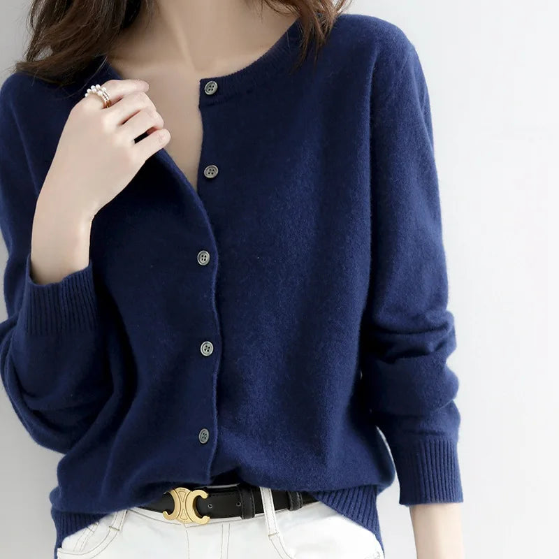 Gisela Cardigan | Soft Button-Up Cashmere Cardigan