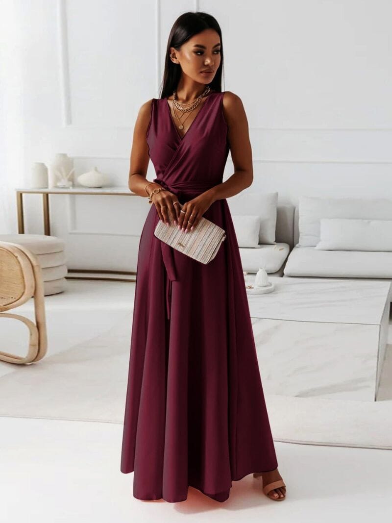 Karlie Dress | Women's V-Neck Maxi Dress
