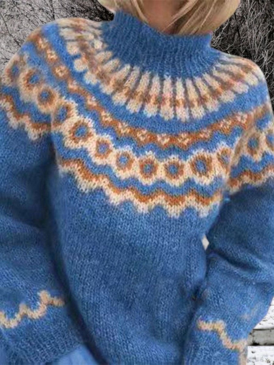 Yareni Jumper | Women’s Autumn Nordic Pattern Knitted Jumper