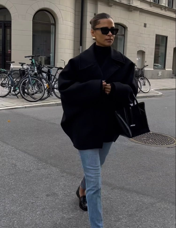 Sanchia Coat | Autumn Classic Wool Blend Coat