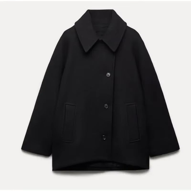 Sanchia Coat | Autumn Classic Wool Blend Coat