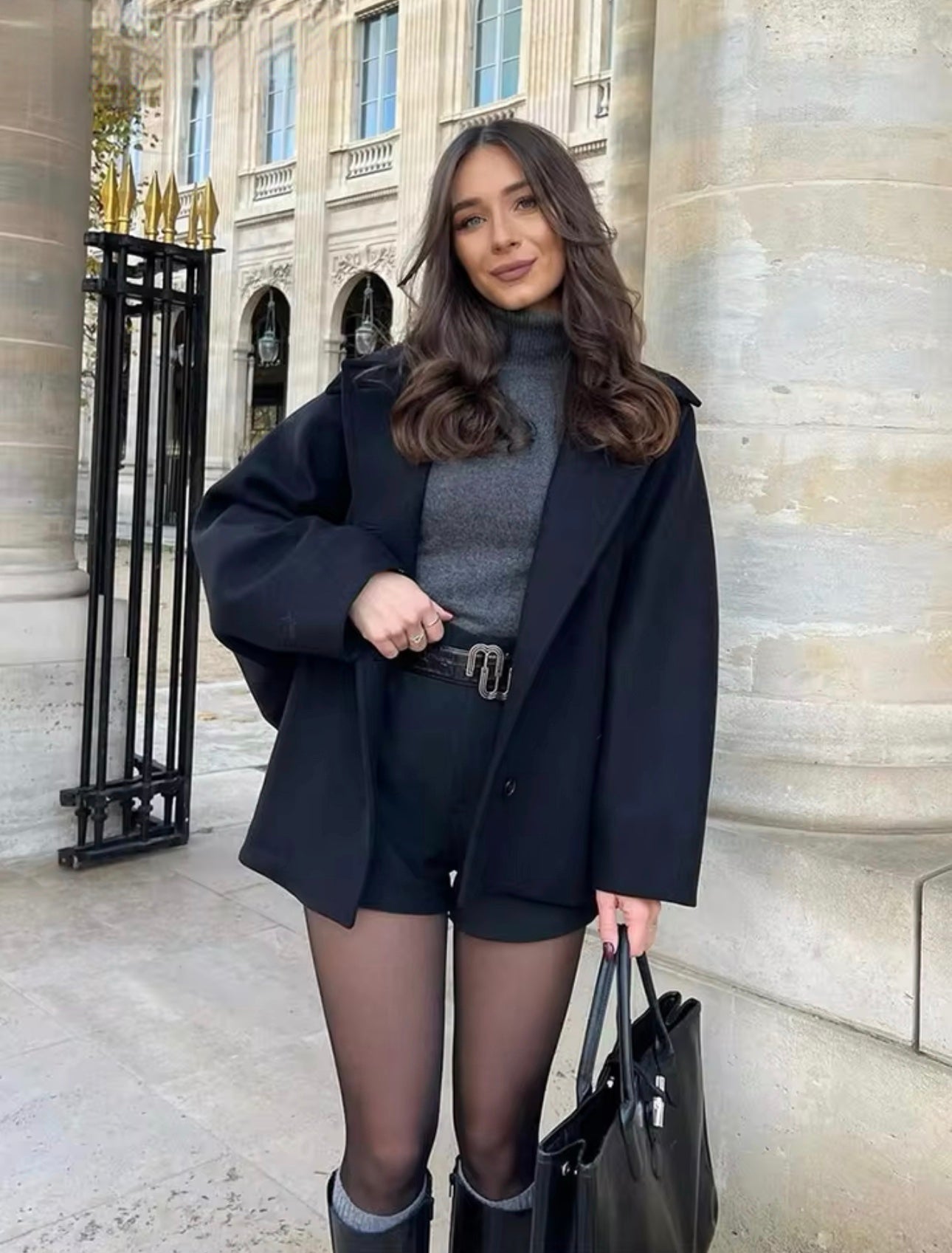 Sanchia Coat | Autumn Classic Wool Blend Coat