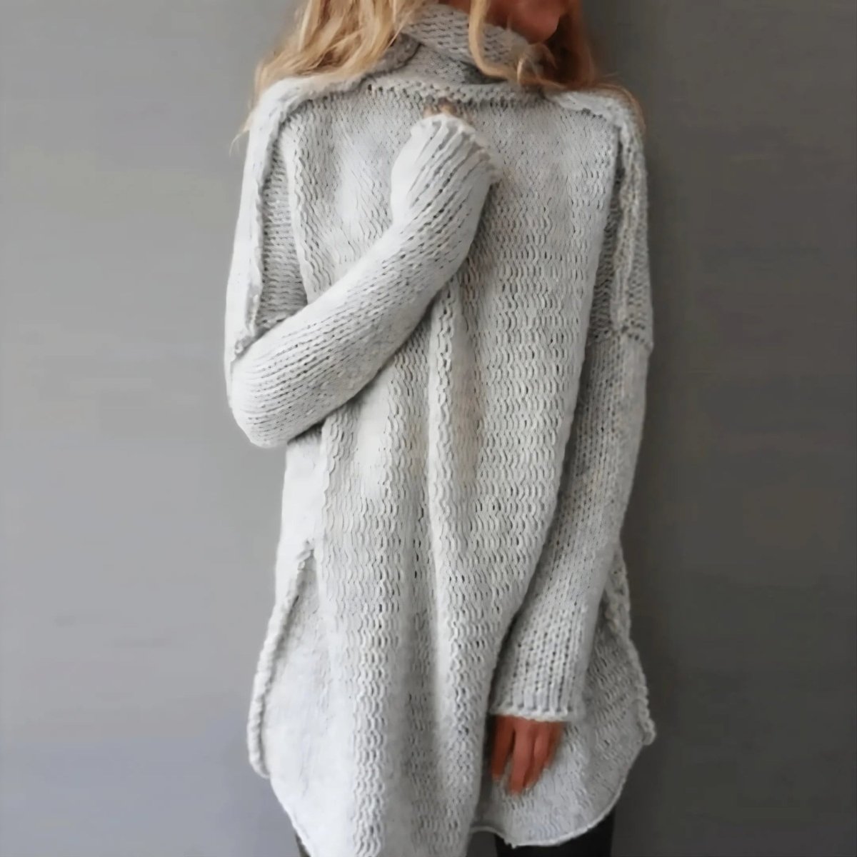 Vania Jumper | Winter Cozy High Neck Knit Jumper