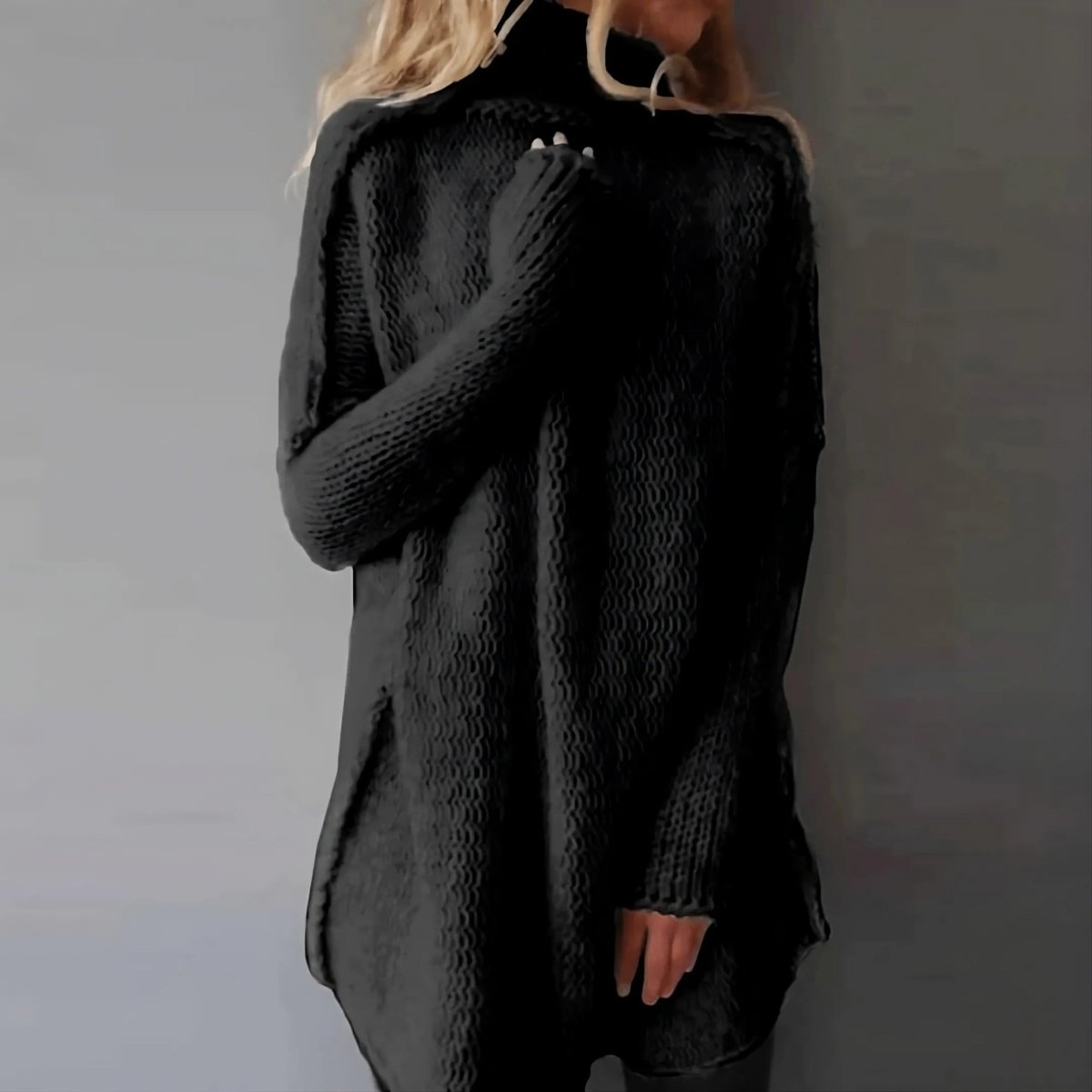 Vania Jumper | Winter Cozy High Neck Knit Jumper