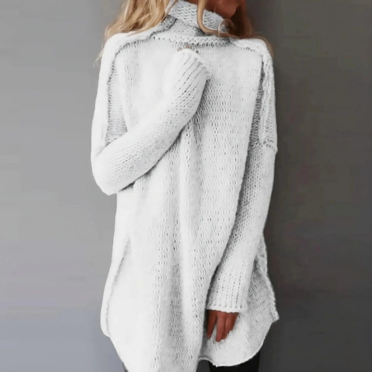 Vania Jumper | Winter Cozy High Neck Knit Jumper