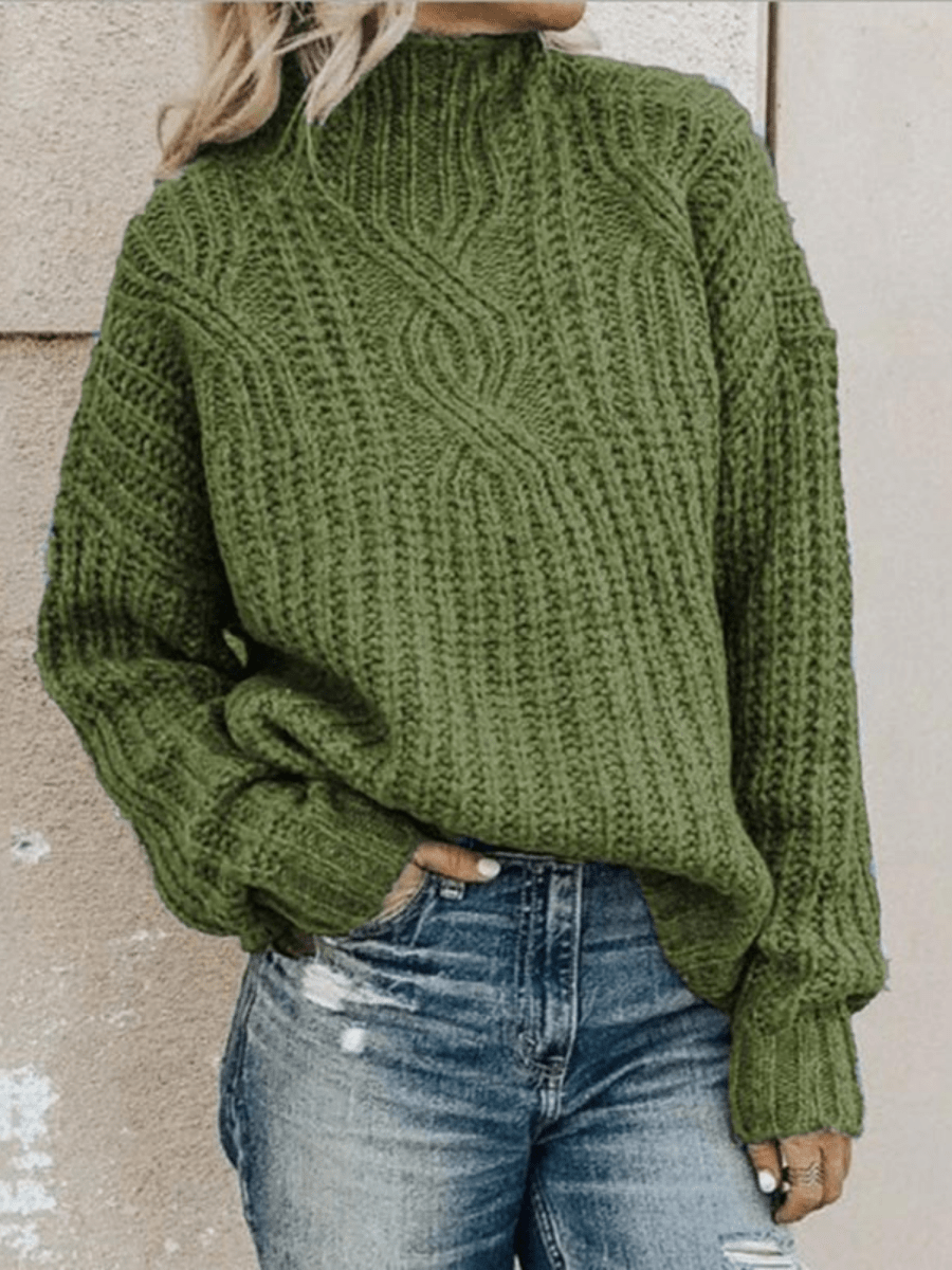 Vanna Jumper | Winter Chunky Knitted High Neck Jumper