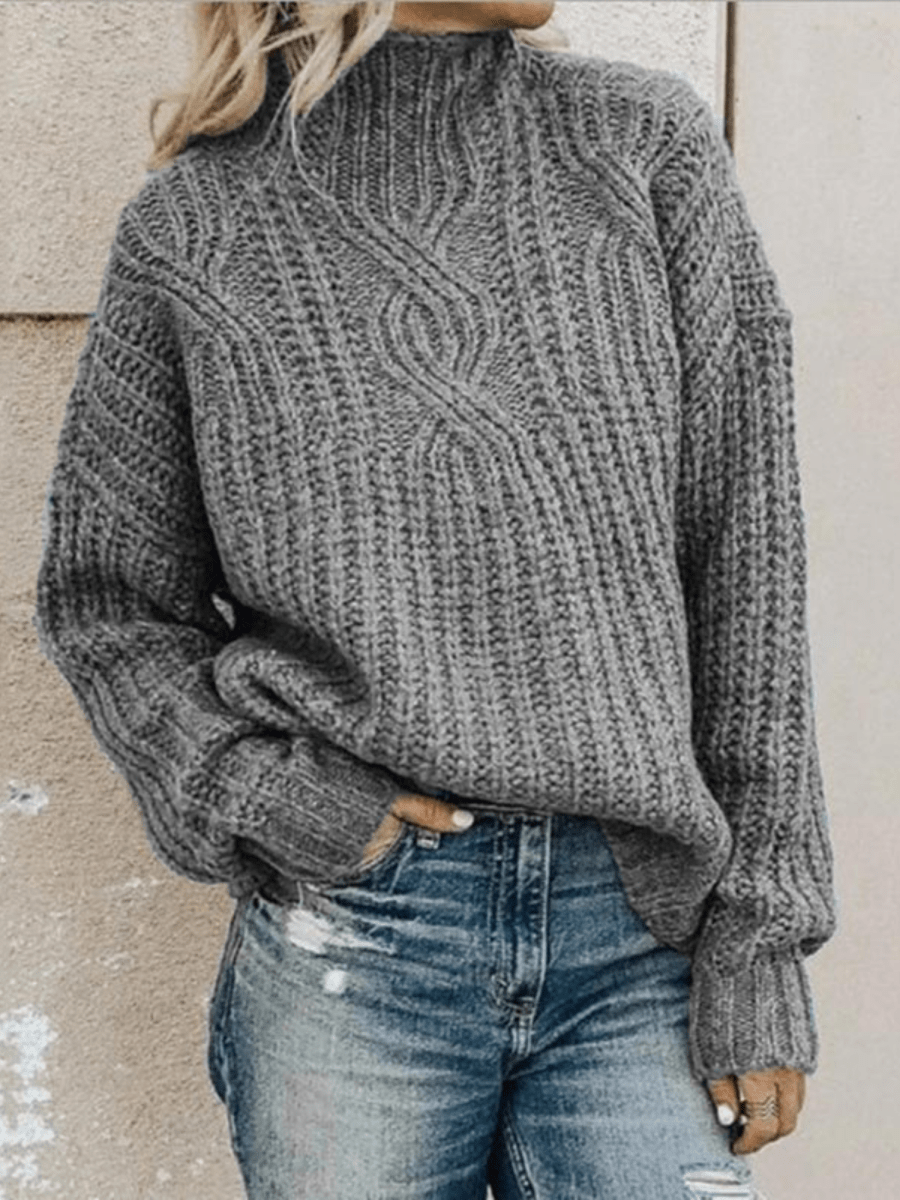 Vanna Jumper | Winter Chunky Knitted High Neck Jumper
