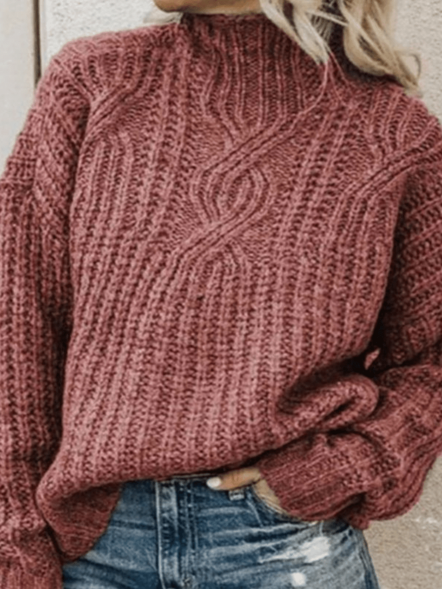 Vanna Jumper | Winter Chunky Knitted High Neck Jumper