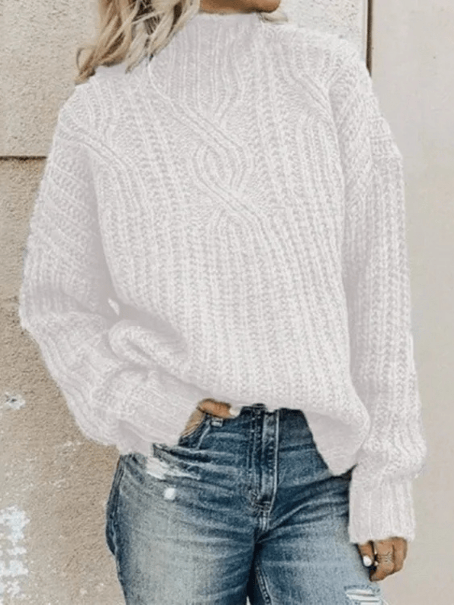 Vanna Jumper | Winter Chunky Knitted High Neck Jumper