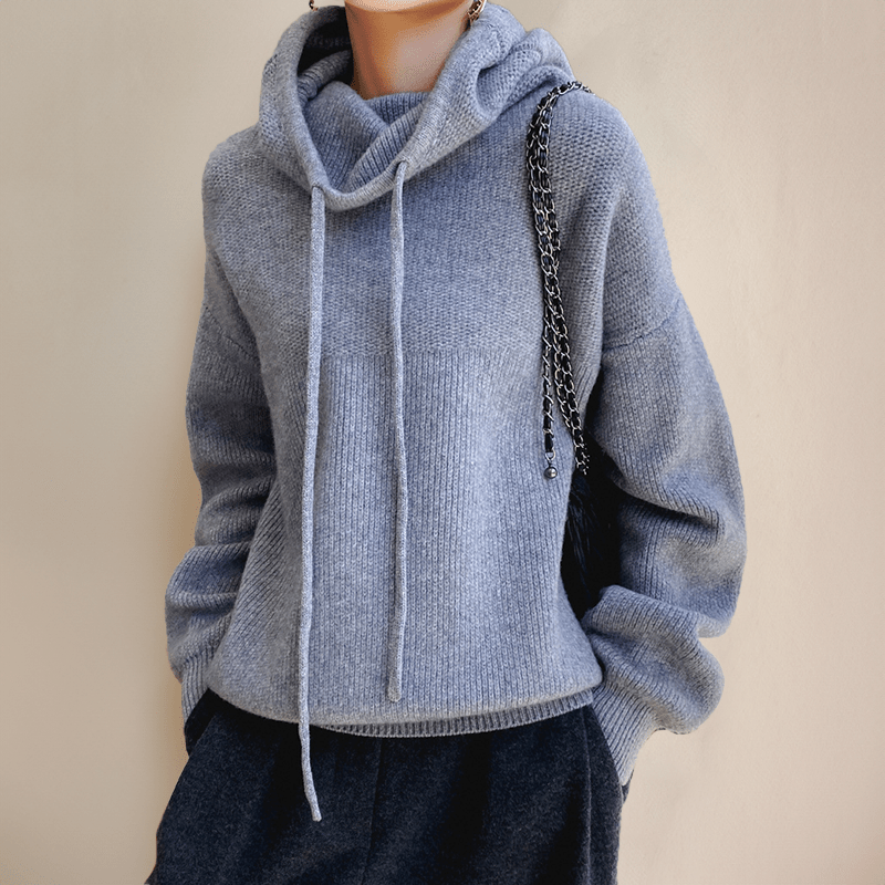 Vanisha Hoodie | Autumn Soft Knitted Hoodie
