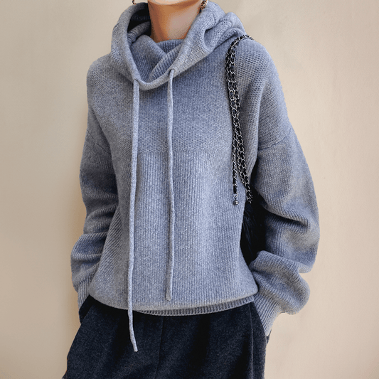 Vanisha Hoodie | Autumn Soft Knitted Hoodie