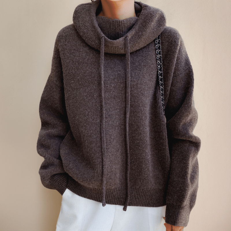 Vanisha Hoodie | Autumn Soft Knitted Hoodie