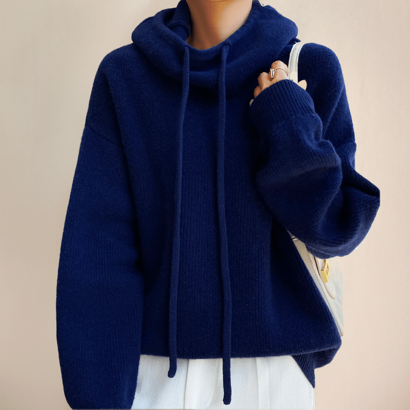 Vanisha Hoodie | Autumn Soft Knitted Hoodie