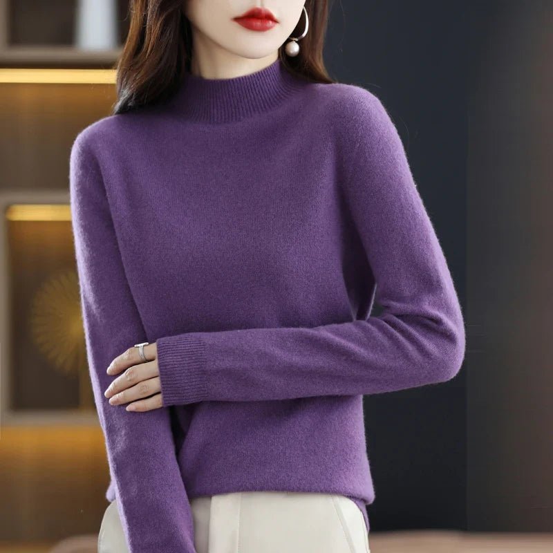 Vana Jumper | Winter Soft High Neck Knit Jumper