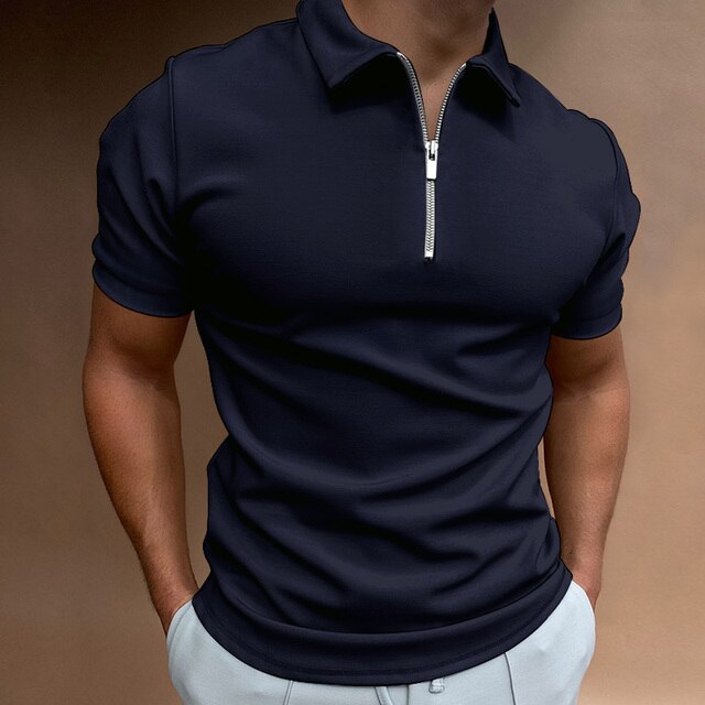Sebastian Polo Shirt | Stylish Men’s Polo with Zipper Detail